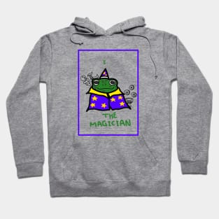 Number I The Magician toad frog thingy tarot inspired Hoodie